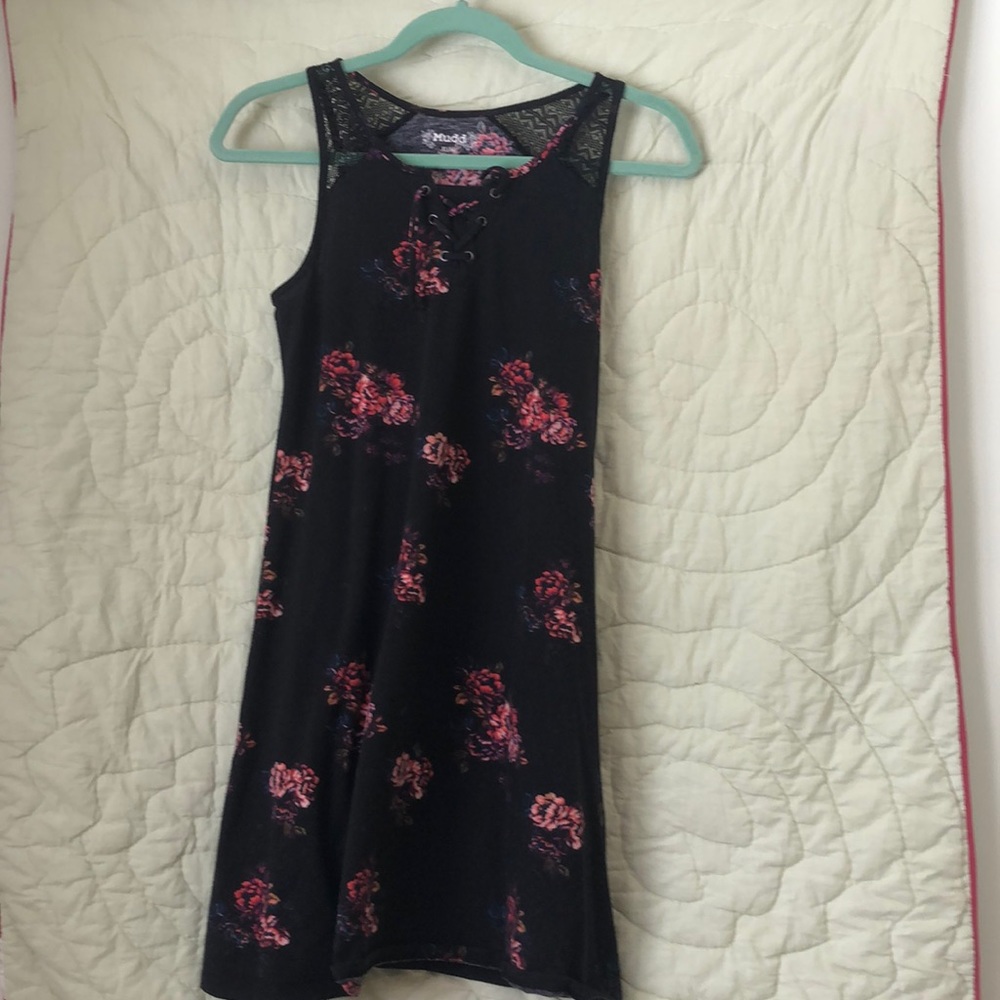 Mudd casual floral knit/lace dress, XL